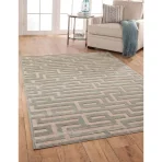 8x10 Lt. Blue/Grey Area Rug - Modern Design for Home Décor