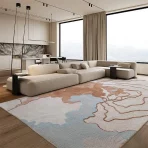 Rectangle Wool Polyester Living Room Carpet Thick Villa Rugs For Bedroom Home Sofa Table Floor Mat Handmade Conference Area Rug