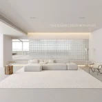 Customized Size Imported Wool Carpet For Living Room Decoration Home Rug For Bedroom Modern Solid Sofa Coffee Table Floor Mat