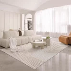 Luxury Wool Blend Center Rug For Living Room Home Villa Carpet For Bedroom Cream Style Thickened Sofa Coffee Table Floor Mat